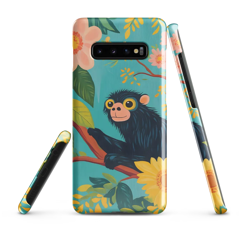 Joyful Encounter in a Floral Paradise | Phone Case |  S10 Plus | Snap Case | Glossy