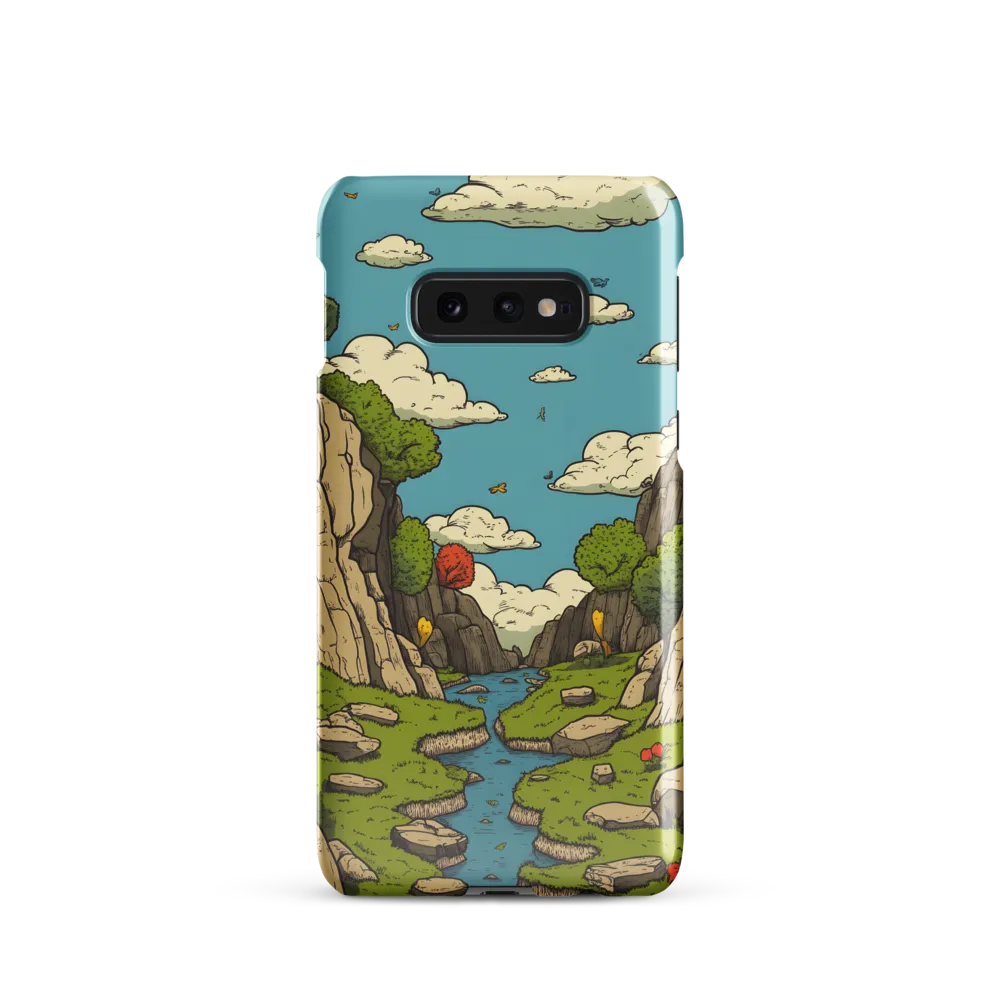 Whimsical Serenity: A Canyon Landscape