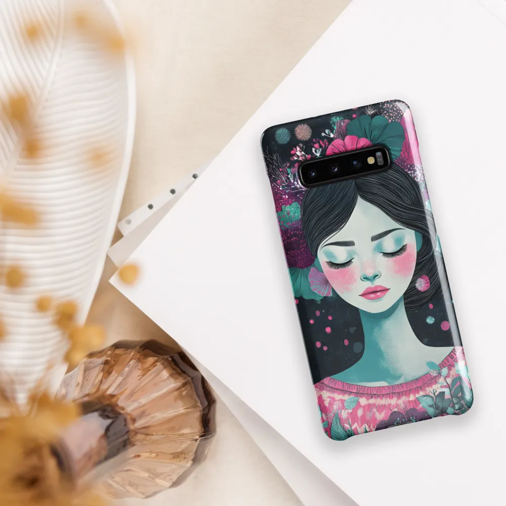 Embrace of Floral Serenity | Phone Case |  S10 Plus | Snap Case | Glossy