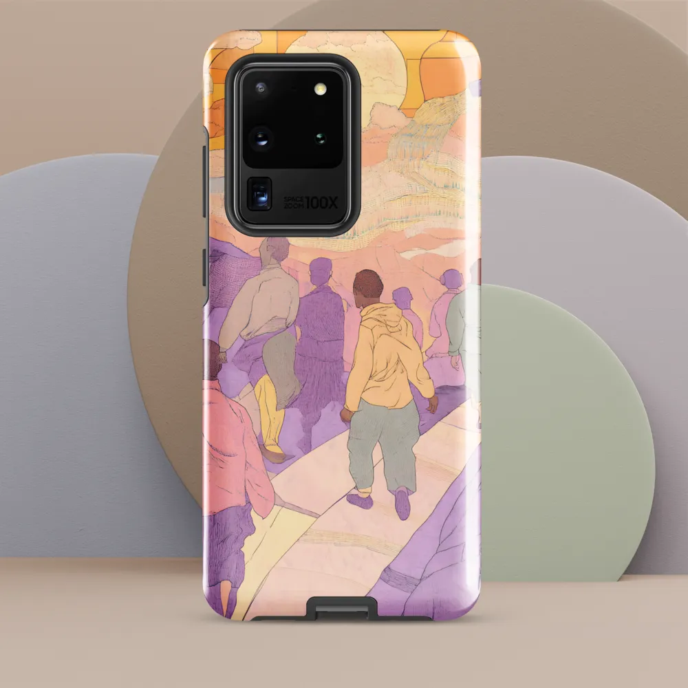Journey Towards the Horizon | Phone Case |  S20 Ultra | Tough Case | Glossy