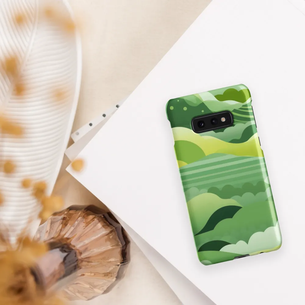 Tranquility in Green Waves