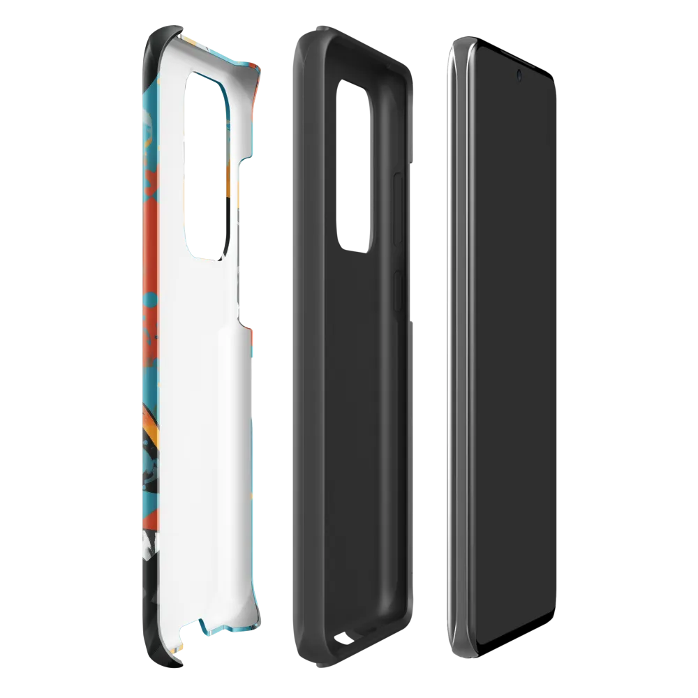 Dynamic Antelope in Vivid Abstract