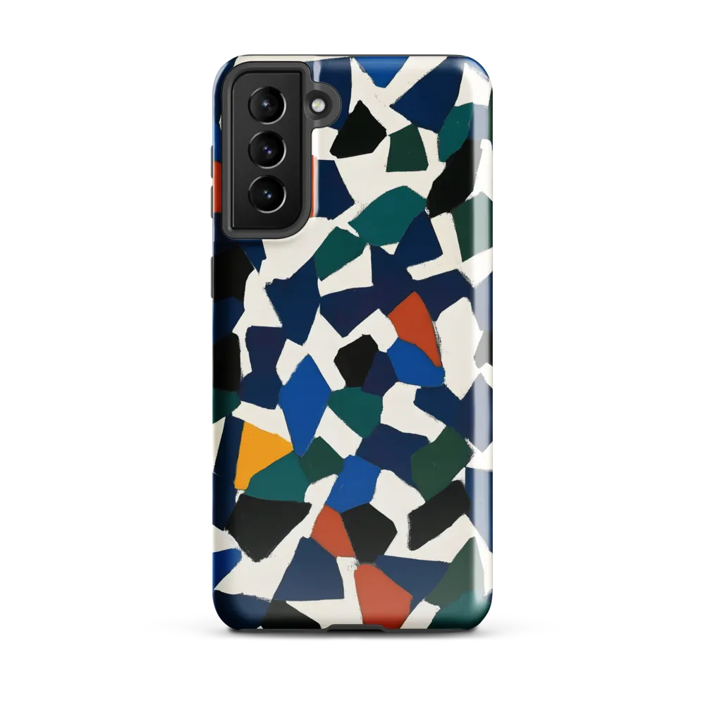 Blue Mosaic Fragments