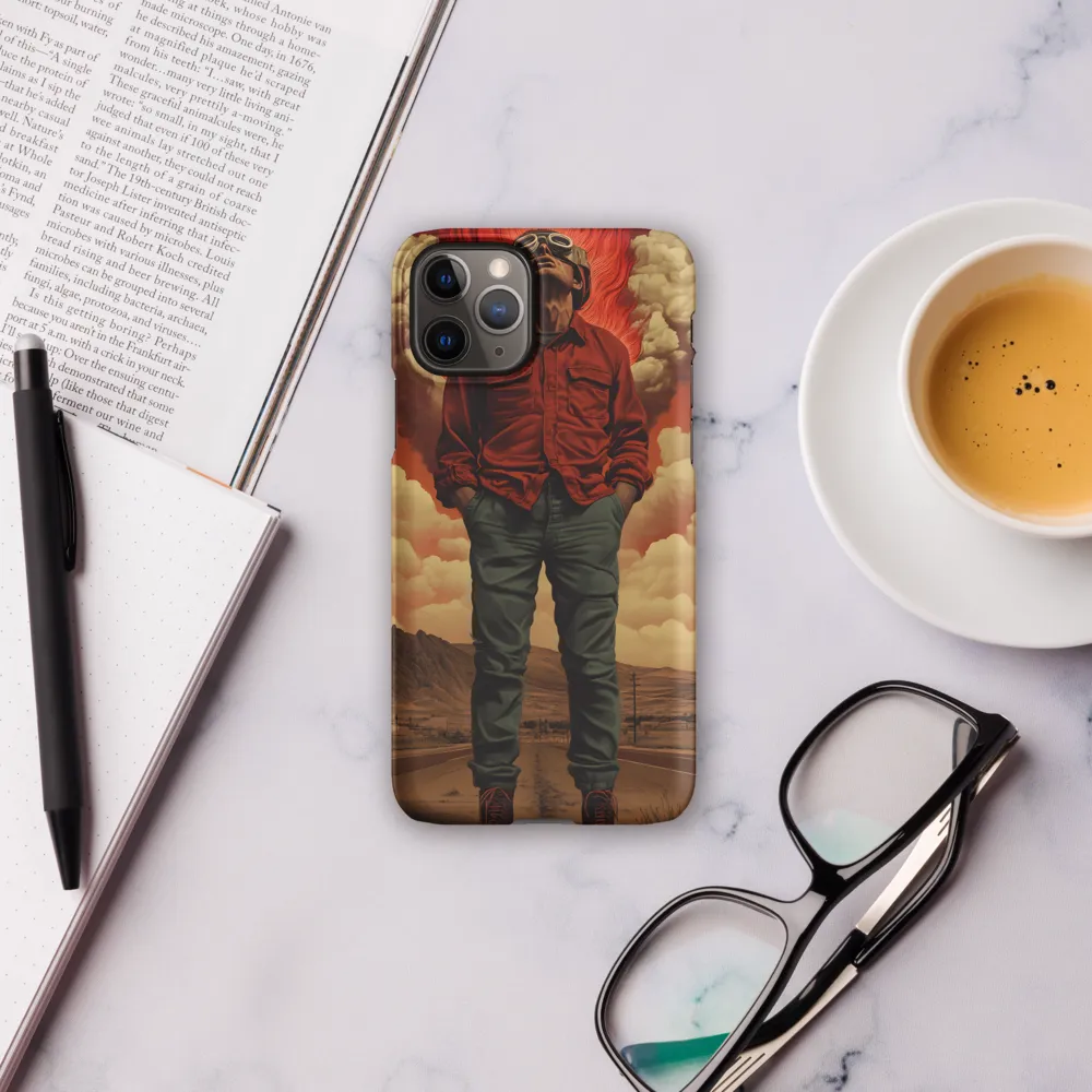 Defiant Spirit in a Surreal Landscape | Phone Case |  11 Pro | Snap Case | Matte