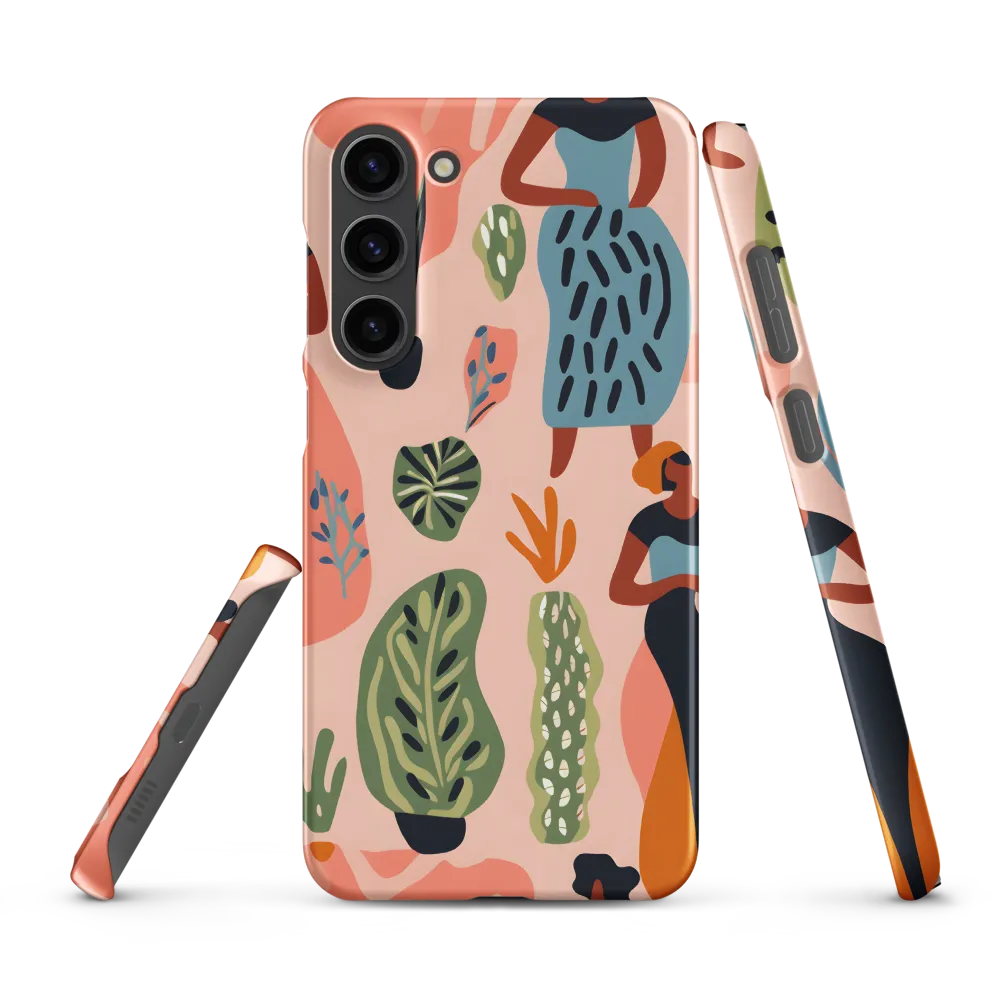 Harmony of Nature and Femininity | Phone Case |  S23 Plus | Snap Case | Matte