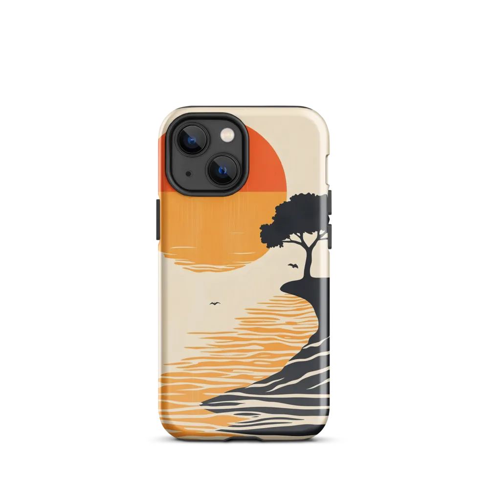Serene Sunset | Phone Case |  13 mini | Tough Case | Glossy