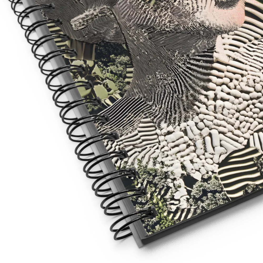 Ethereal Blend of Nature and Humanity | Spiral Notebook