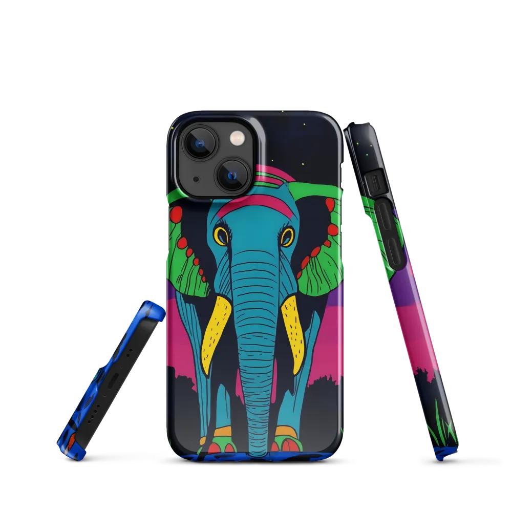 Whimsical Majesty: The Vibrant Elephant
