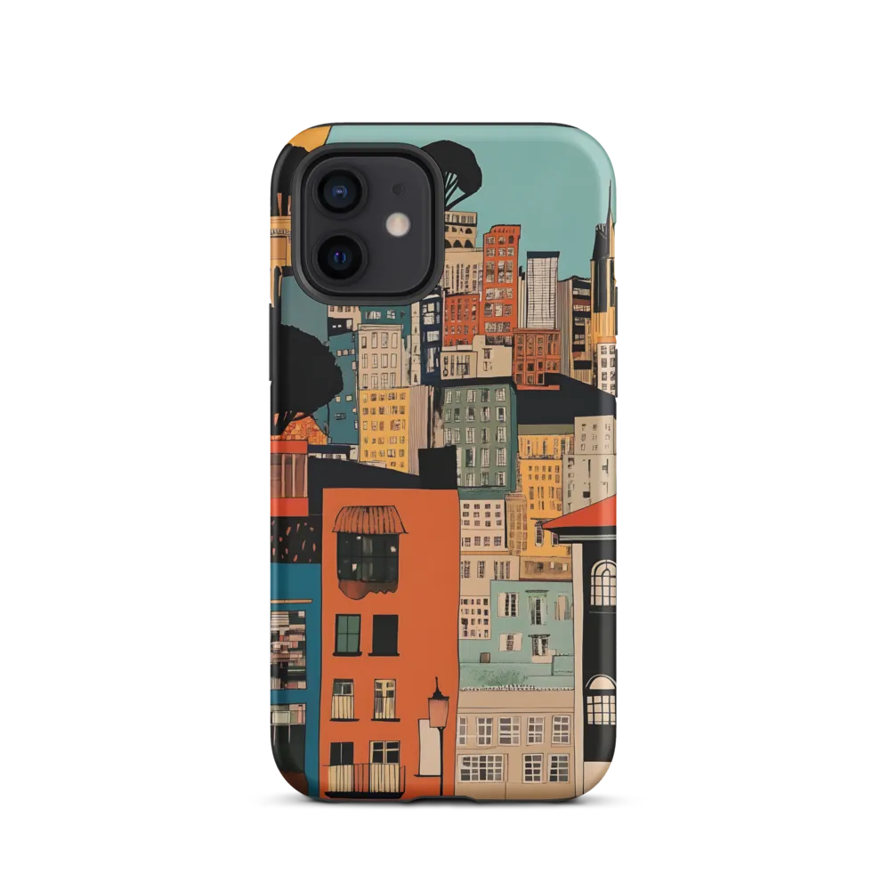 Urban Fusion: A Colorful Cityscape