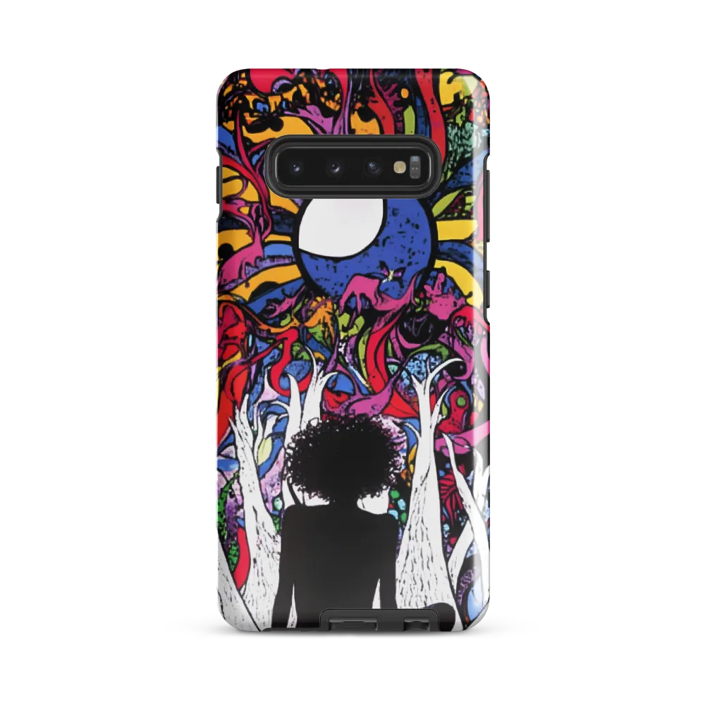 Contemplation in a Kaleidoscopic Realm | Phone Case |  S10 Plus | Tough Case | Glossy