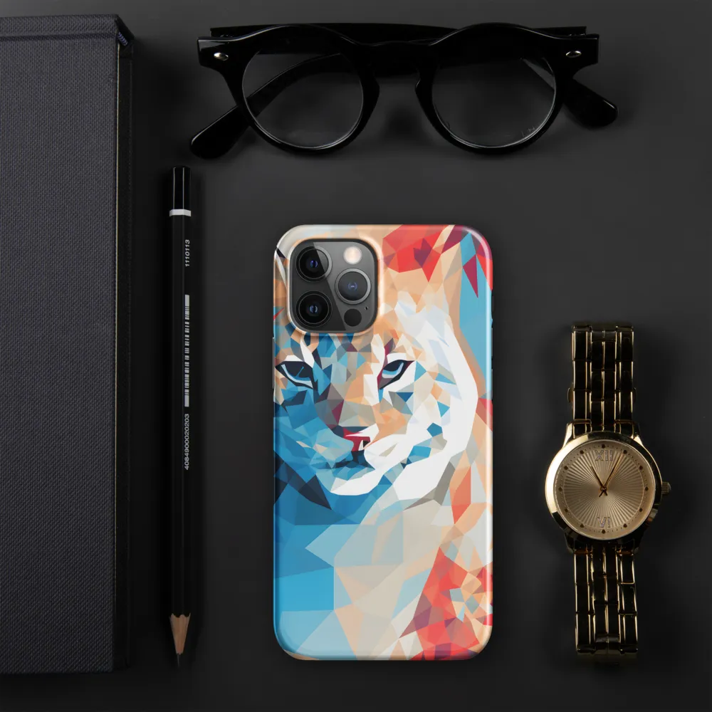 Facets of Feline Wonder | Phone Case |  12 Pro | Snap Case | Glossy
