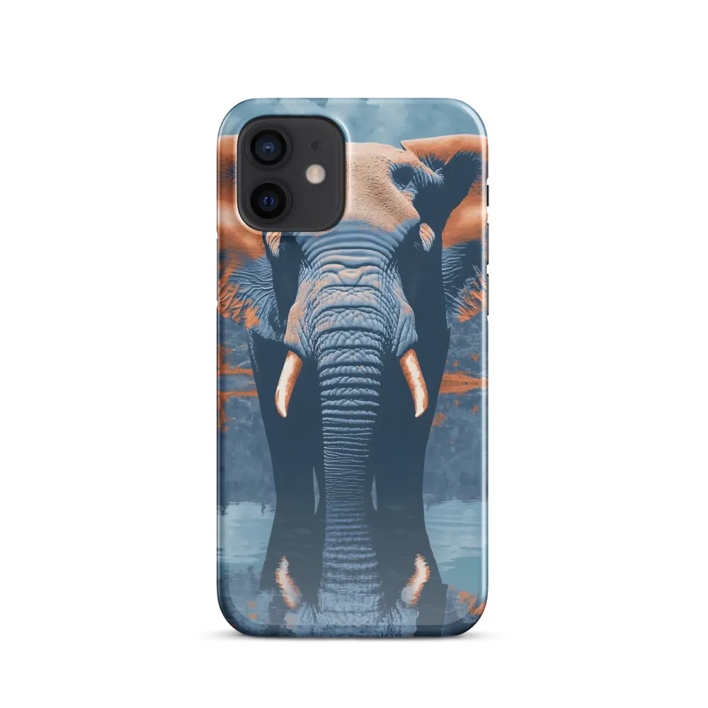 Majestic Reflection: The Elephant's Serenade
