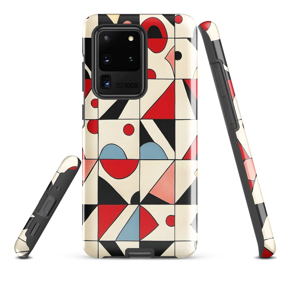 Dynamic Geometric Harmony | Phone Case |  S20 Ultra | Tough Case | Glossy