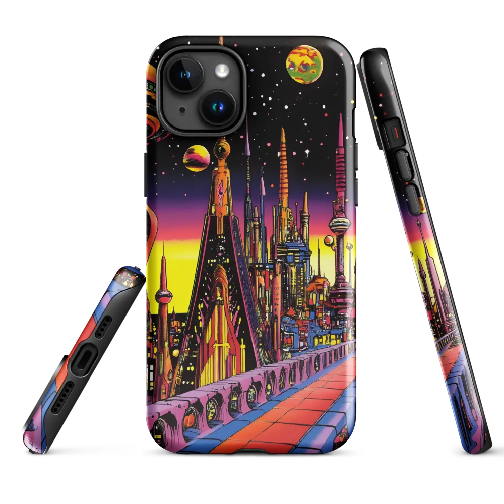Futuristic Cosmos: A Journey Through Neon Cities