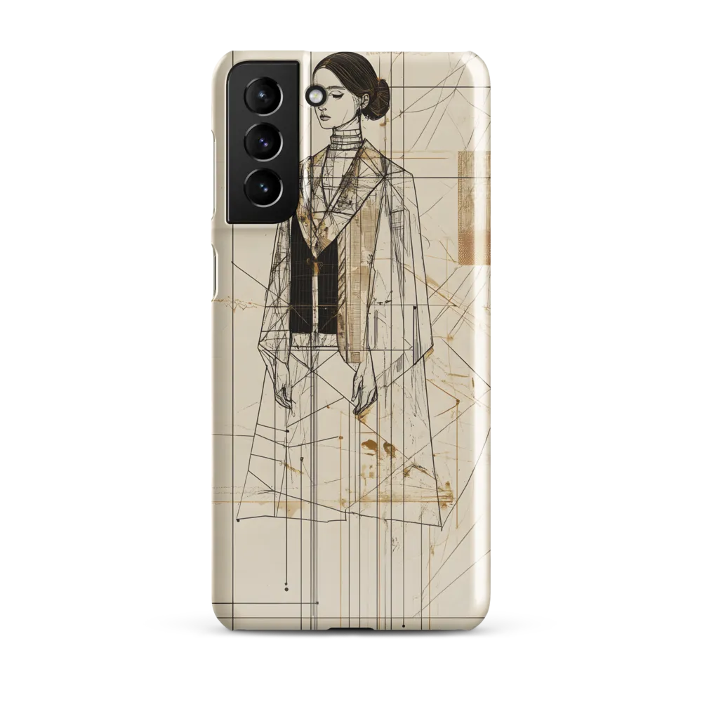 Elegance in Lines | Phone Case |  S21 Plus | Snap Case | Glossy