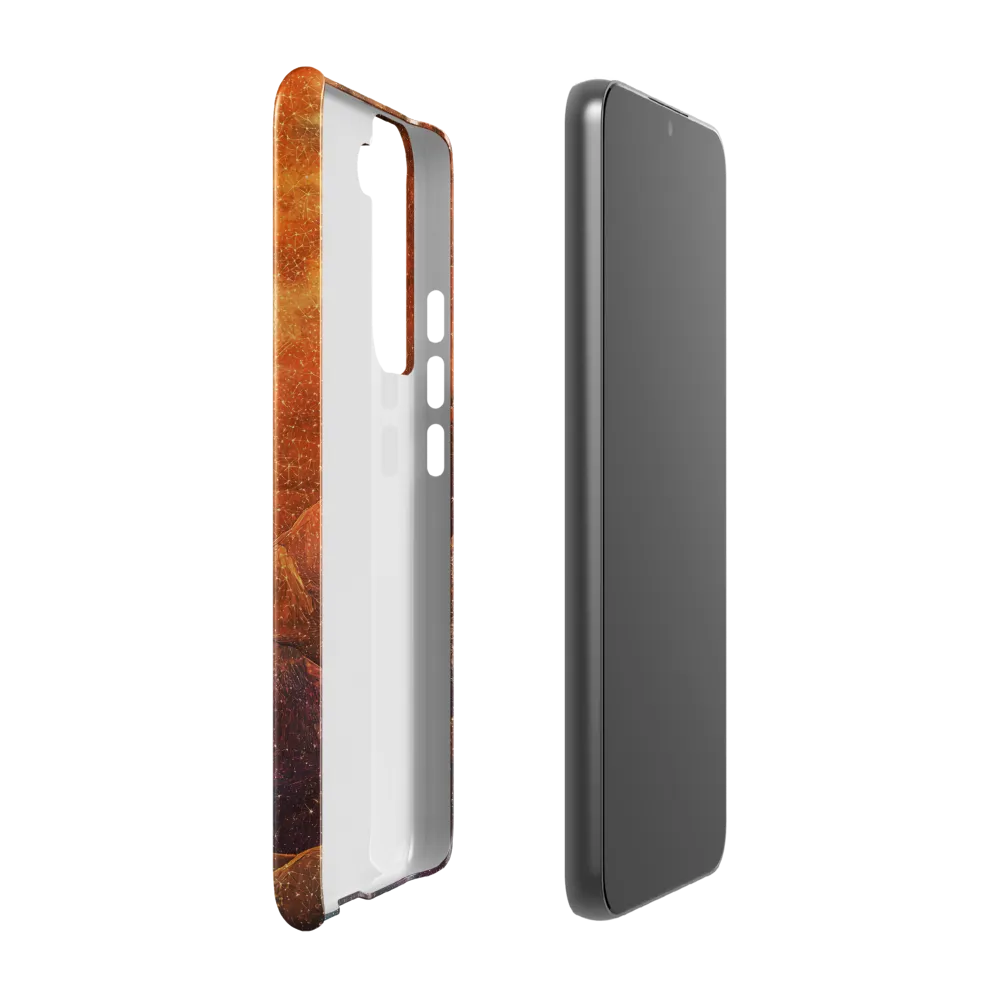 Journey to the Celestial: An Astronaut's Reflection | Phone Case |  S22 Plus | Snap Case | Glossy