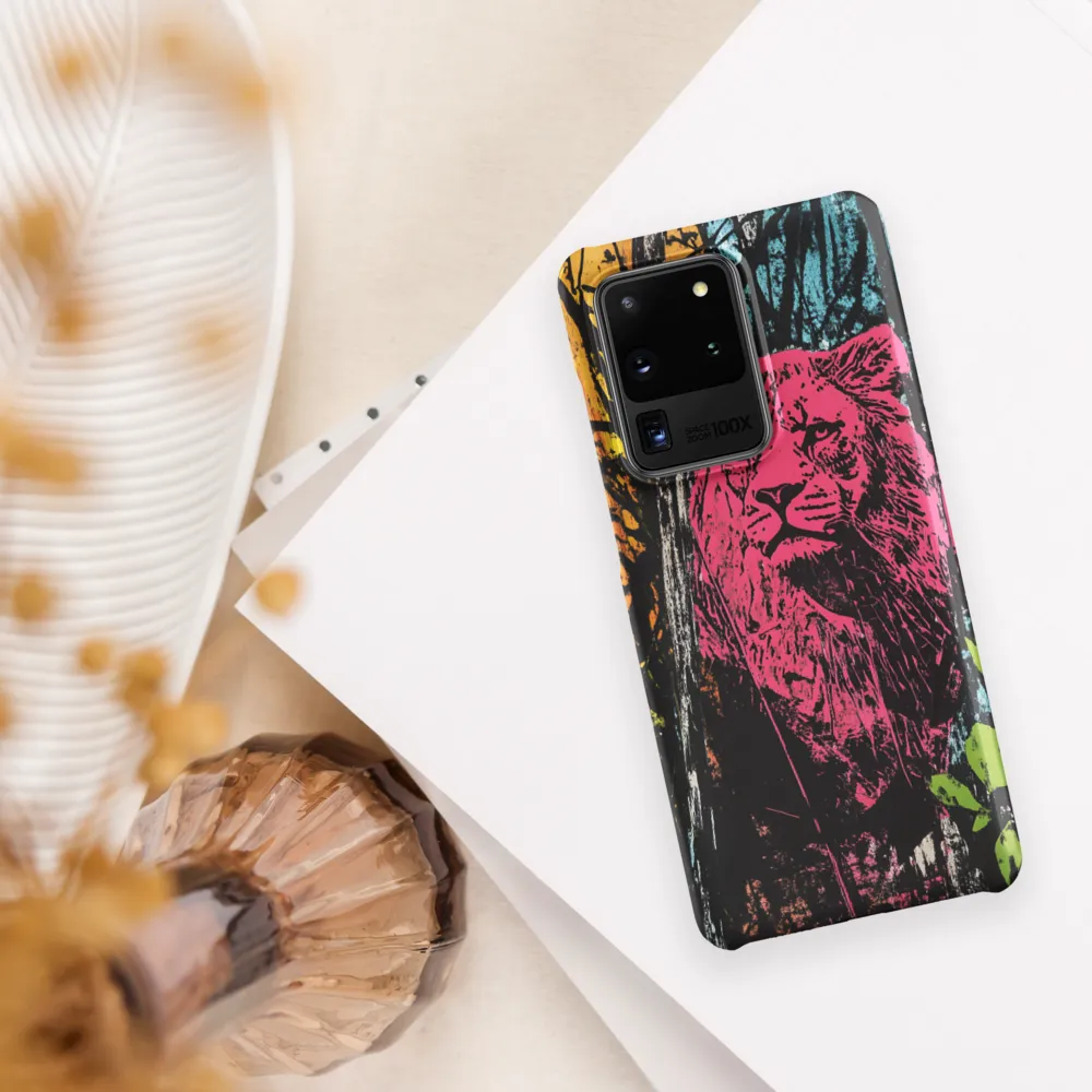 Fierce Vibrance: The Pink Lion