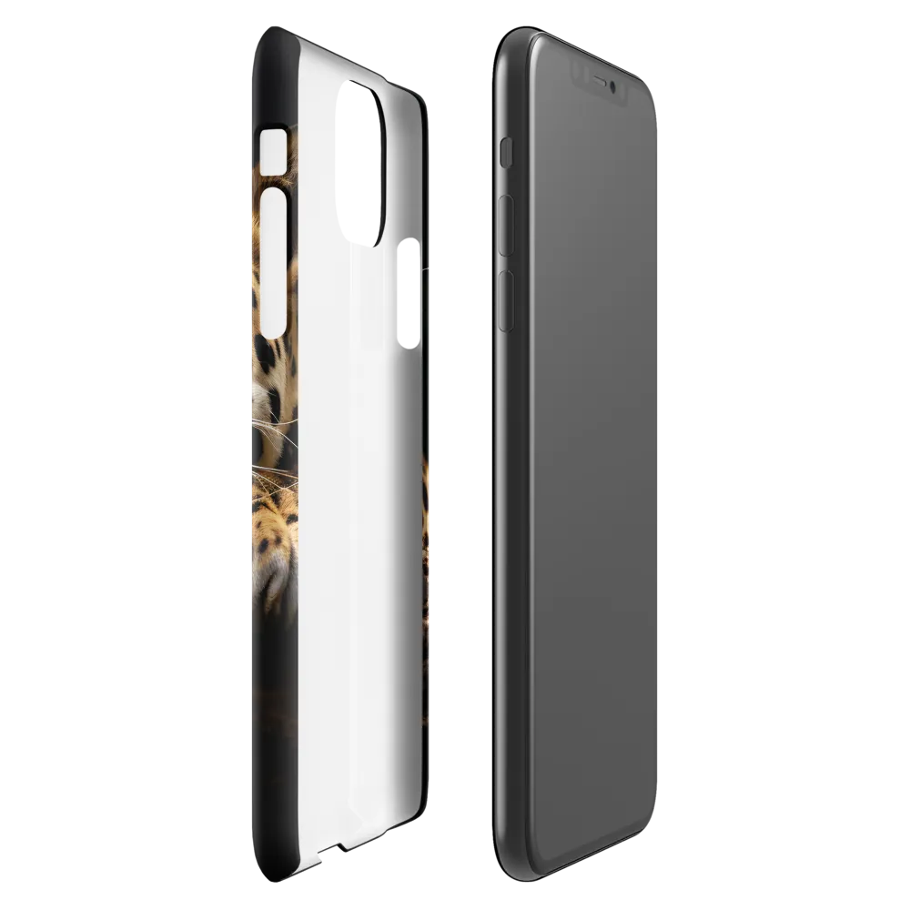 Tranquil Majesty: The Resting Leopard | Phone Case |  11 Pro Max | Snap Case | Glossy