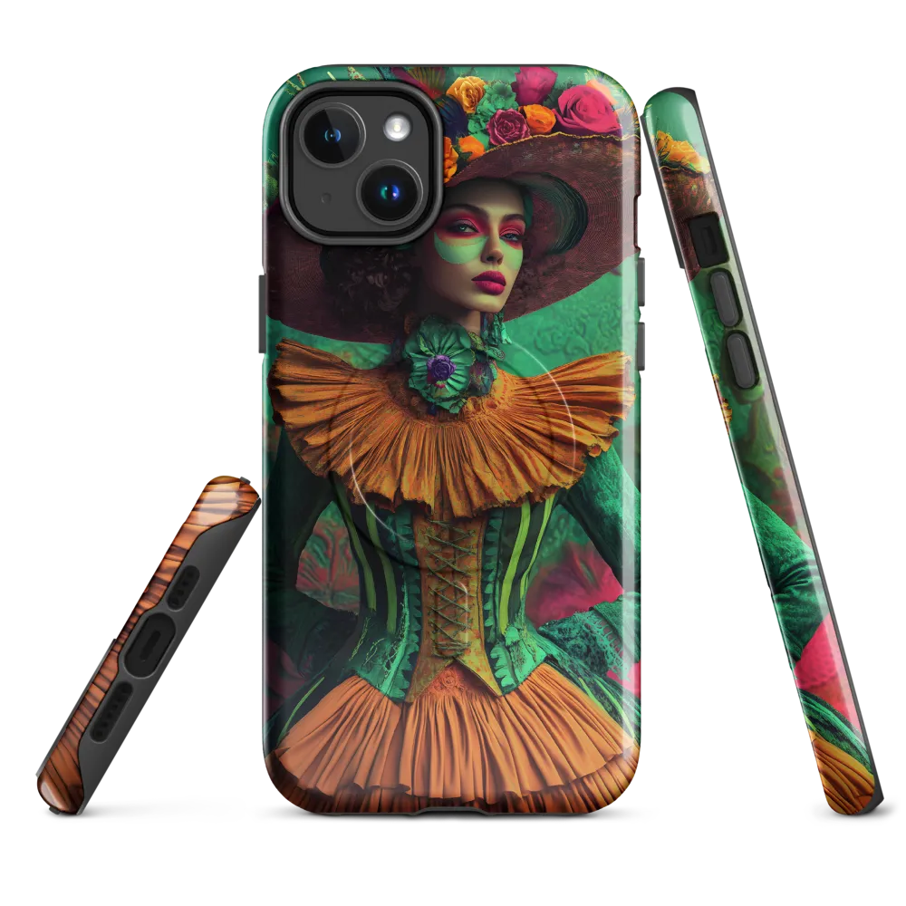 Ethereal Elegance in Color | Phone Case |  14 Plus | MagSafe® Tough Case | Glossy