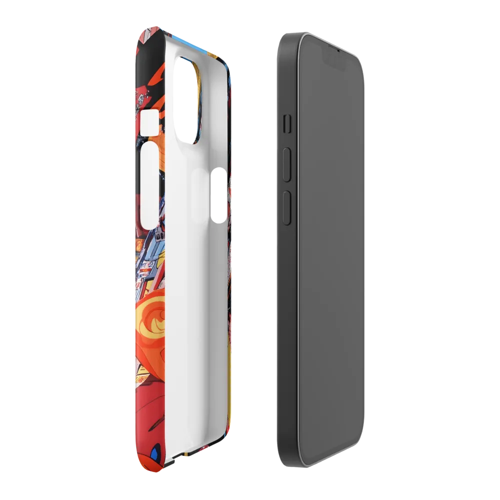 Urban Symphony: A Bird's-Eye View of Life | Phone Case |  14 | Snap Case | Glossy