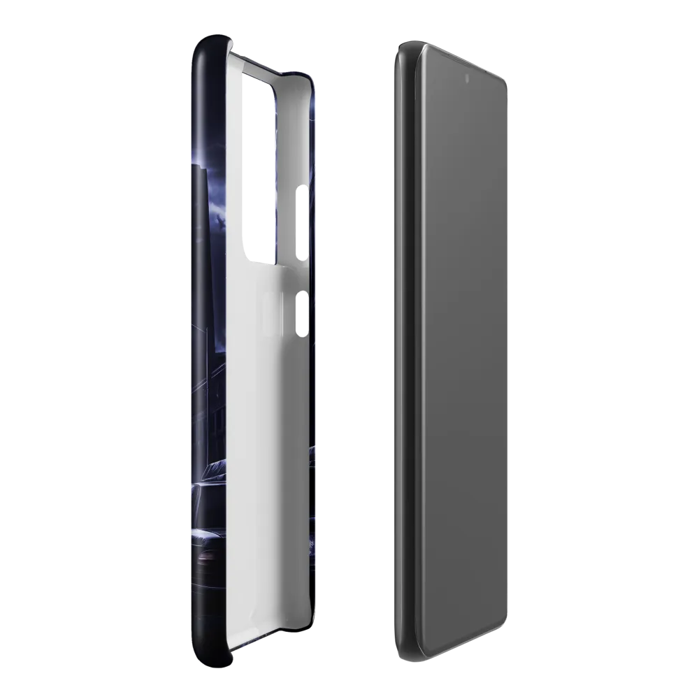 Stormy Cityscape: Shadows of the Night | Phone Case |  S21 Ultra | Snap Case | Glossy