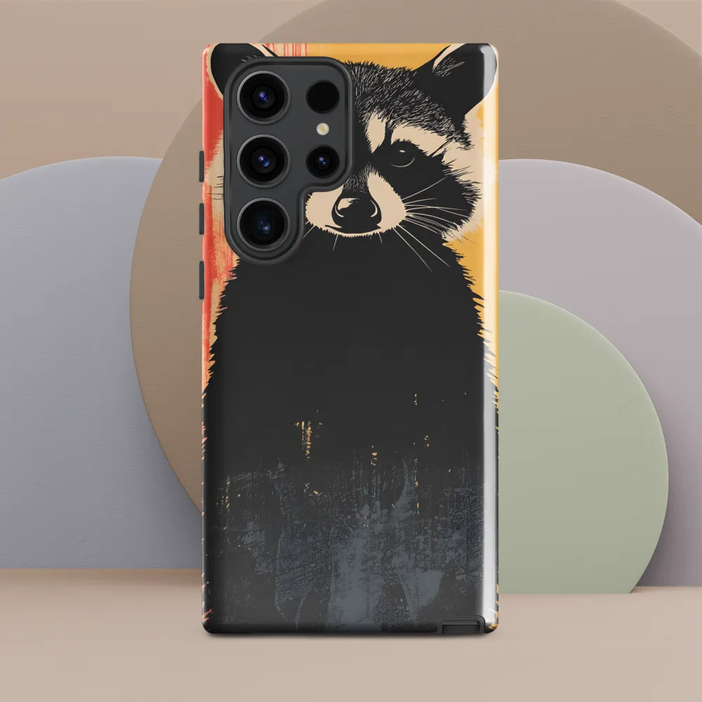 Whimsical Raccoon Portrait