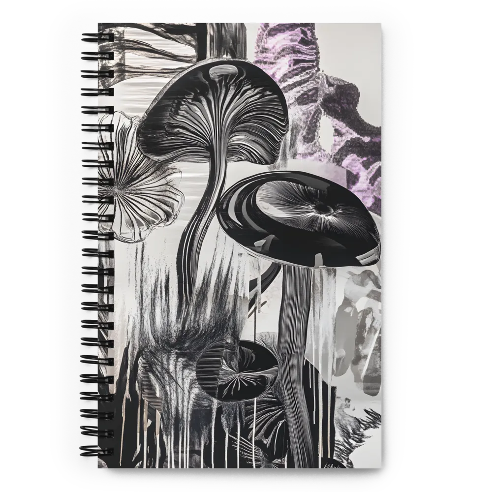 Mystical Mushroom Symphony | Spiral Notebook