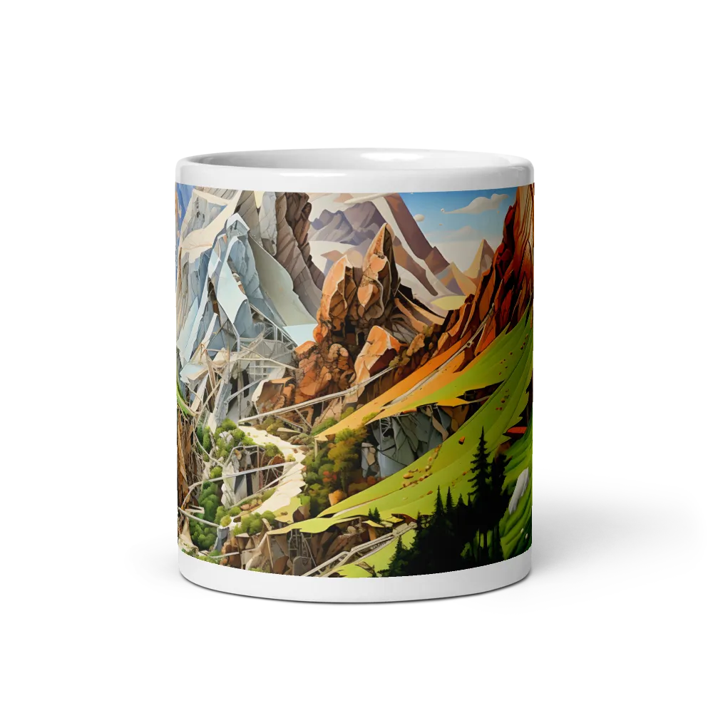 Geometric Symphony of Nature | Mugs | Multiple Sizes & Colors