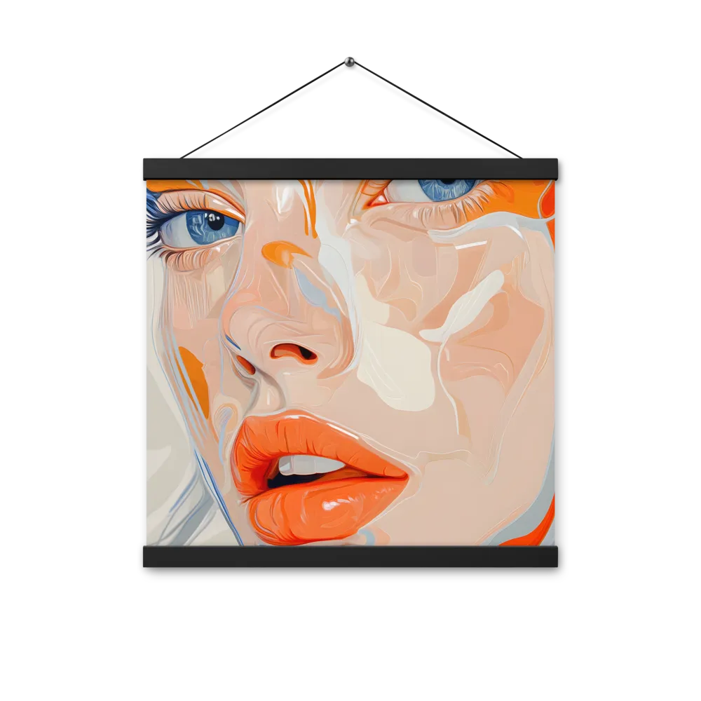 Ethereal Expressions | Poster With Black Wood Hanger | 16″×16″