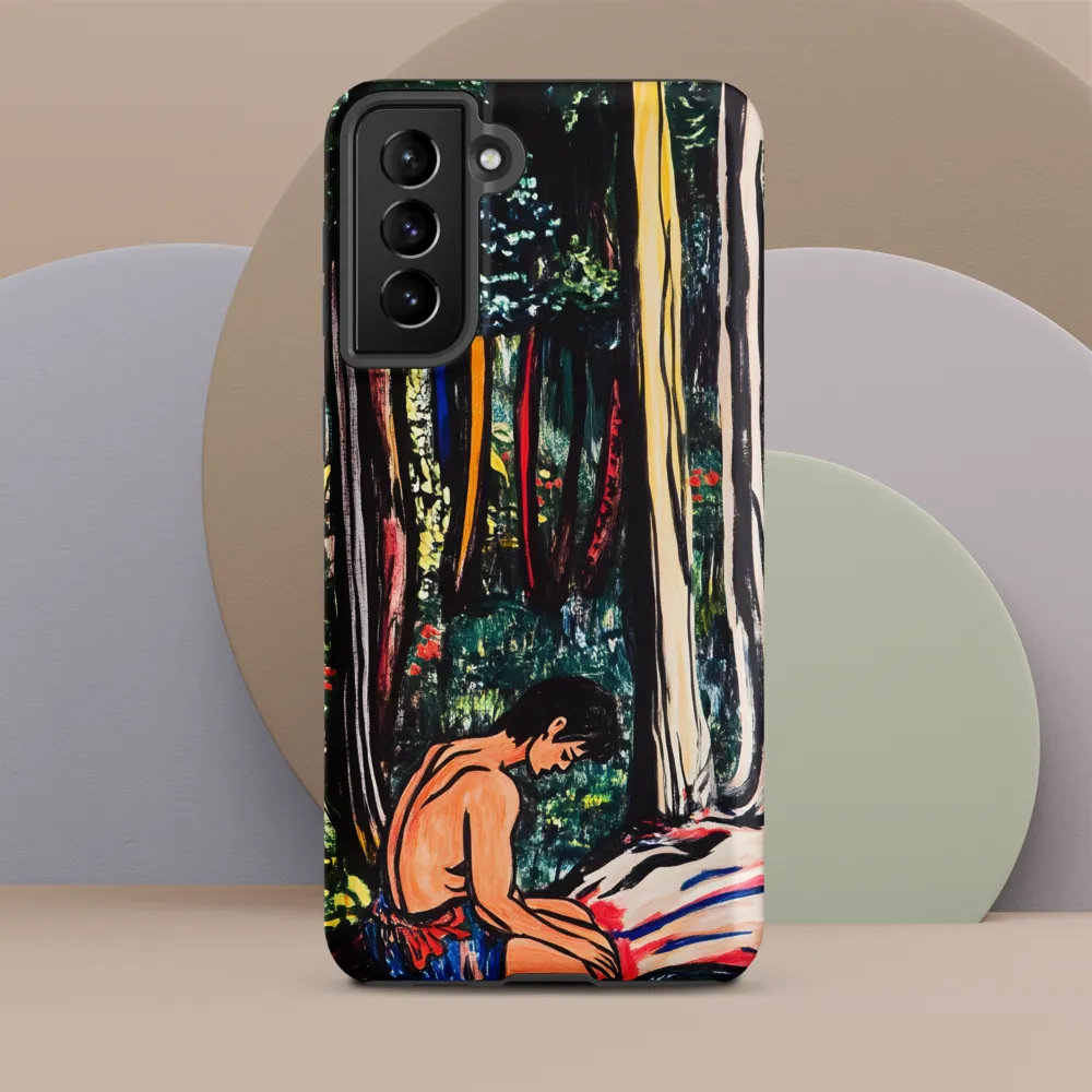 Contemplation in Nature | Phone Case |  S21 Plus | Tough Case | Matte