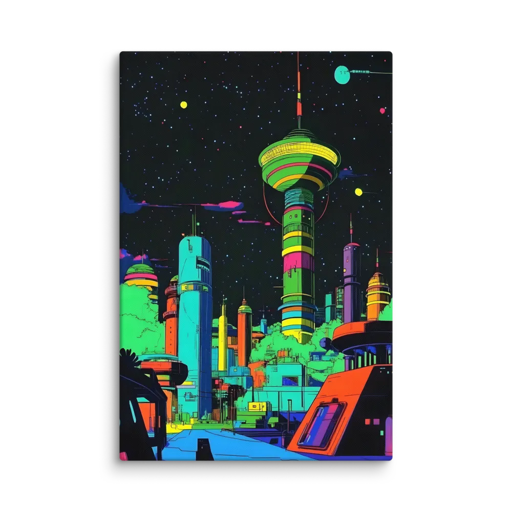 Neon Dreams: A Futuristic Cityscape