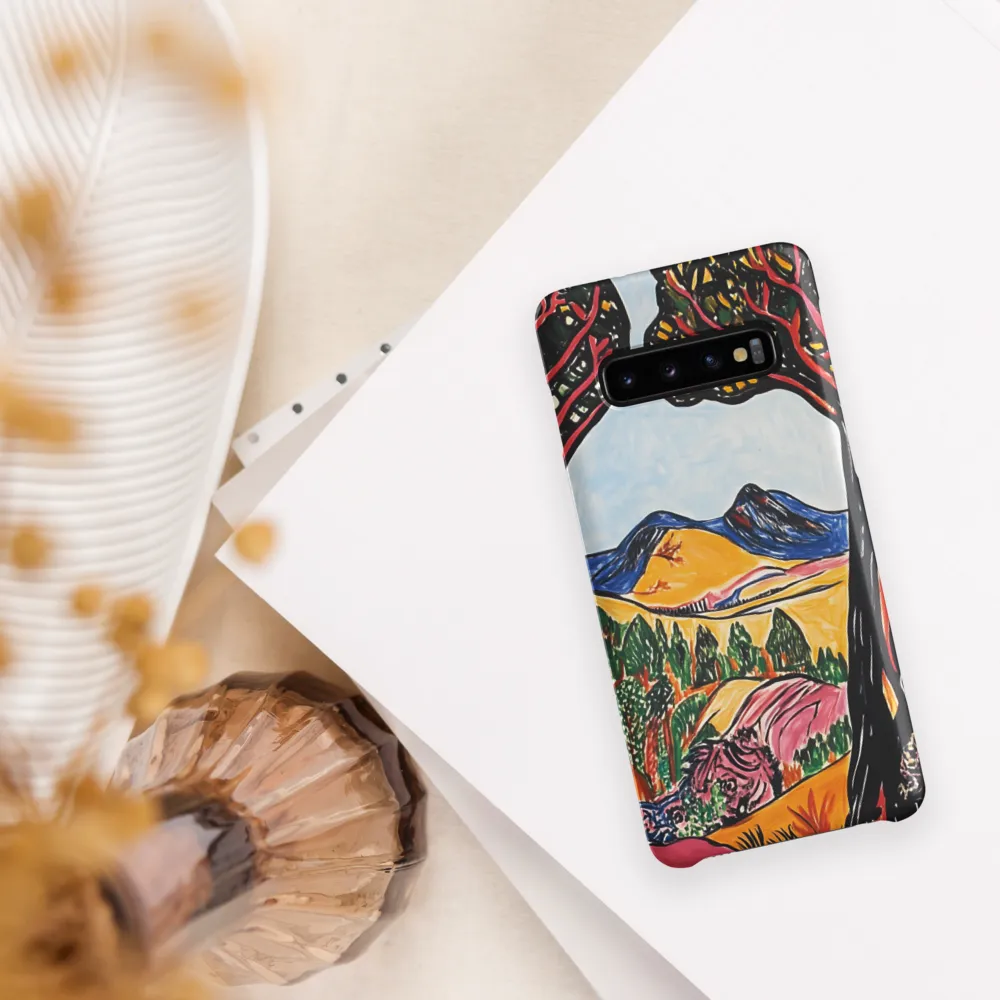 Vibrant Nature's Embrace | Phone Case |  S10 | Snap Case | Matte
