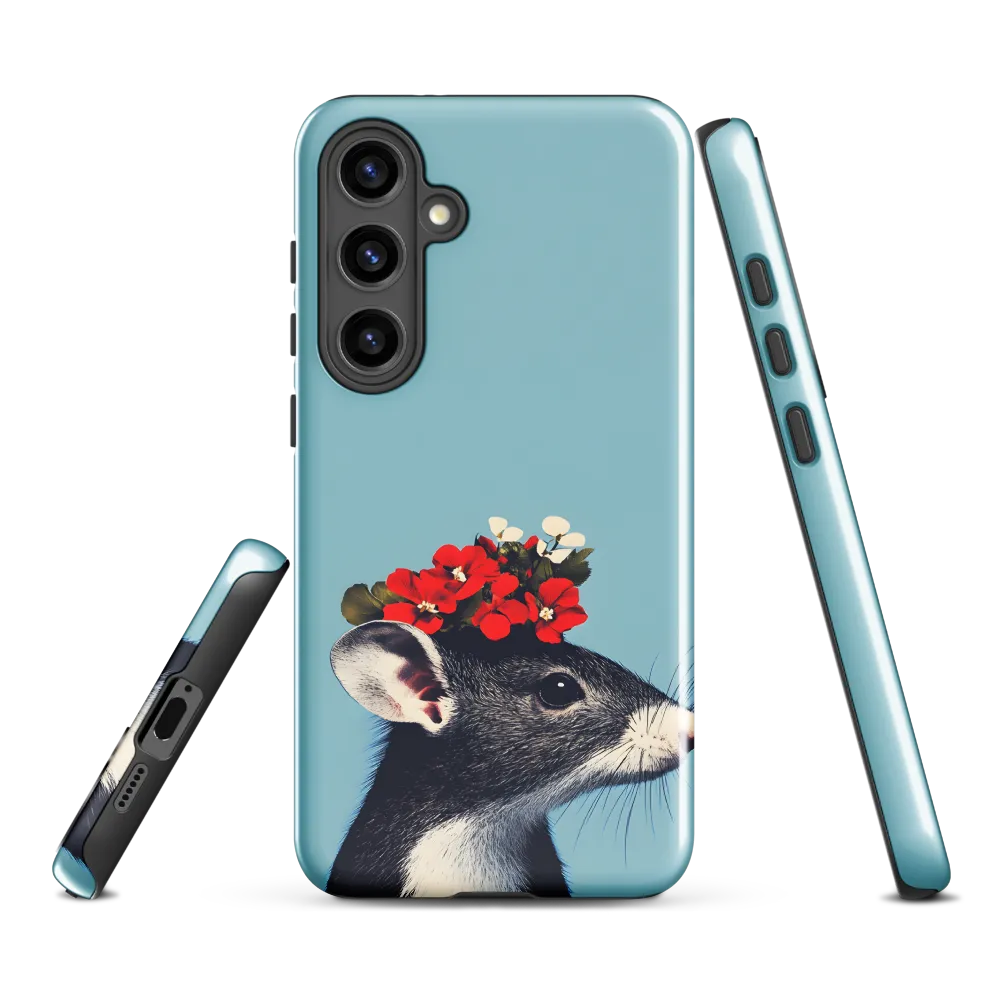 Whimsical Flora: A Mouse's Floral Crown