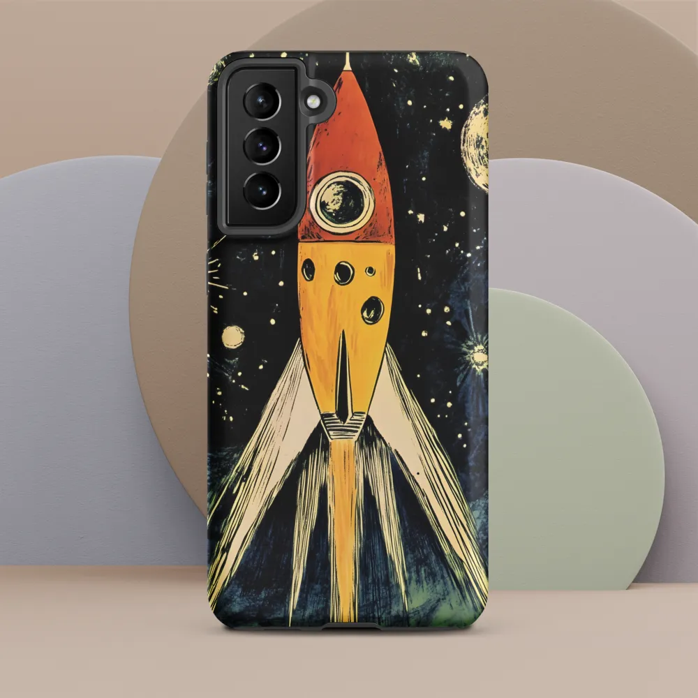 Stellar Launch — Mid‑Century Rocket