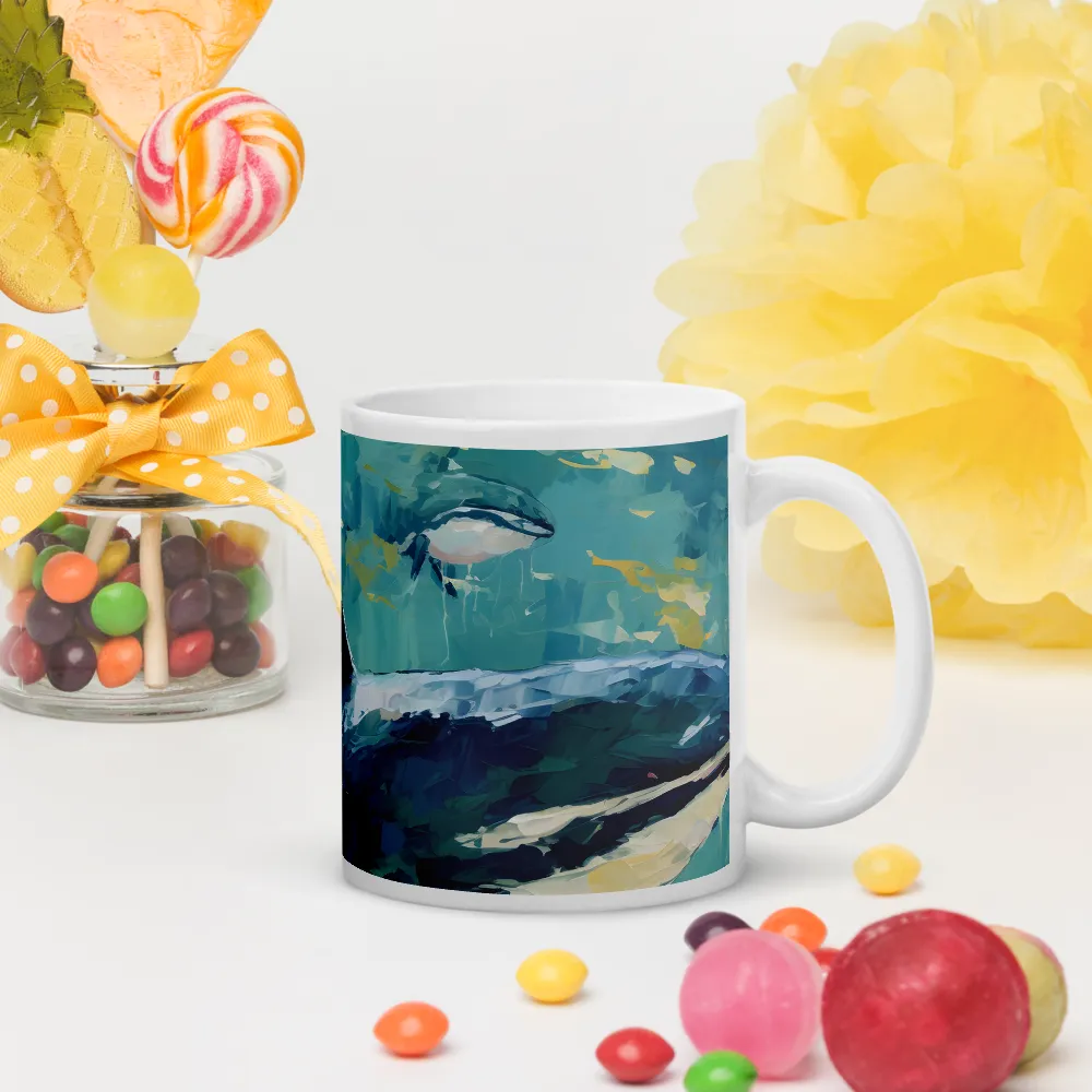 Harmony of the Ocean: Whales in Motion | Mugs | Multiple Sizes & Colors