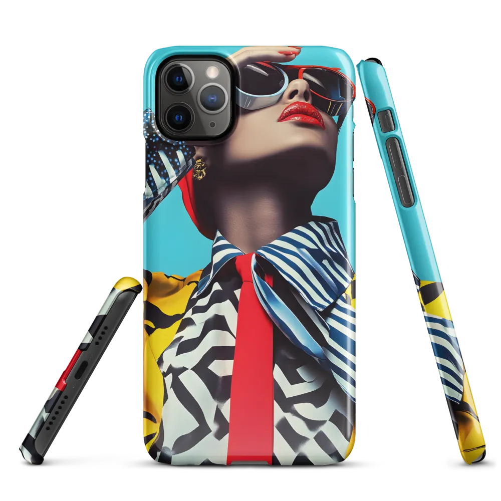 Chic Confidence in Bold Patterns | Phone Case |  11 Pro Max | Snap Case | Glossy