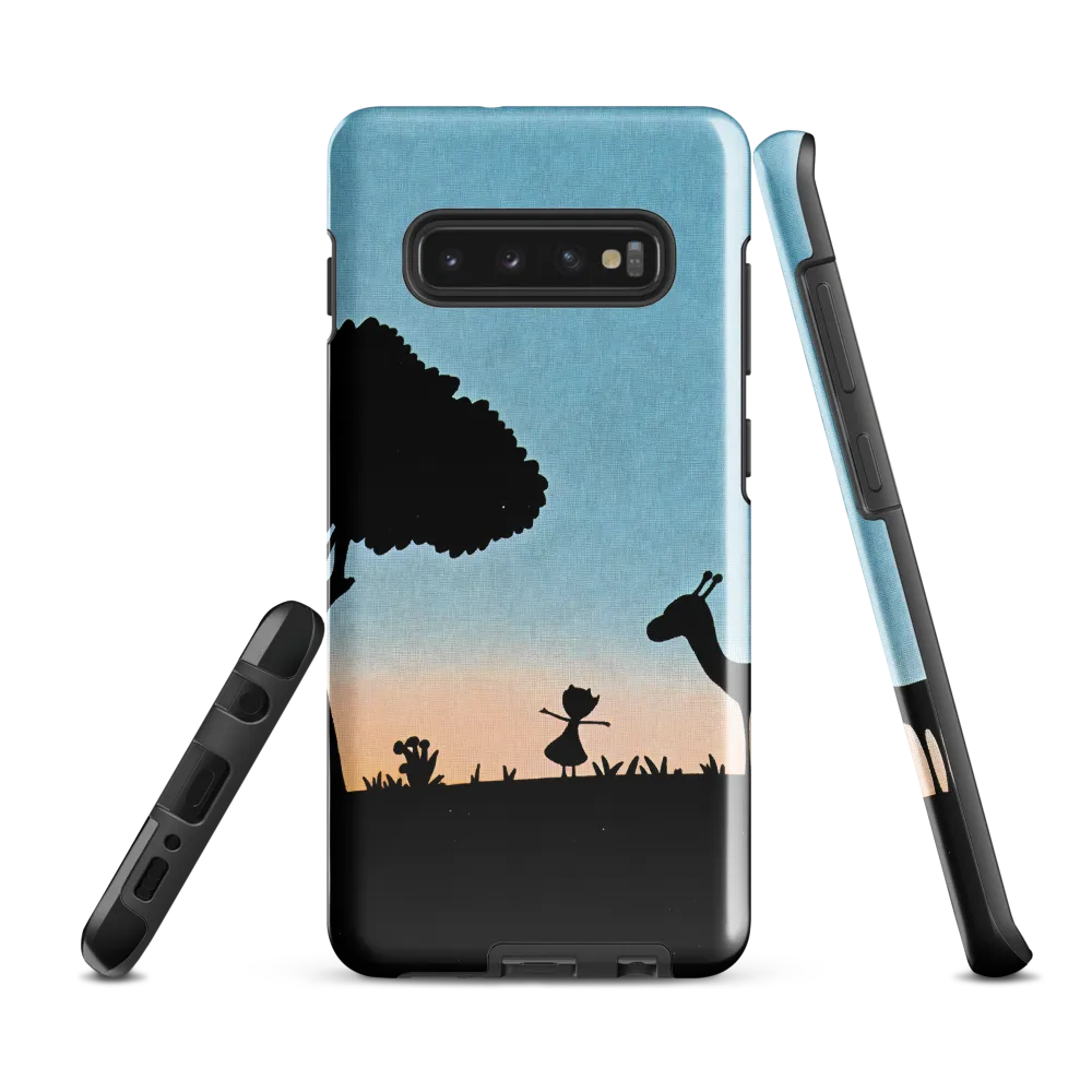 Curiosity in the Silhouette | Phone Case |  S10 Plus | Tough Case | Glossy