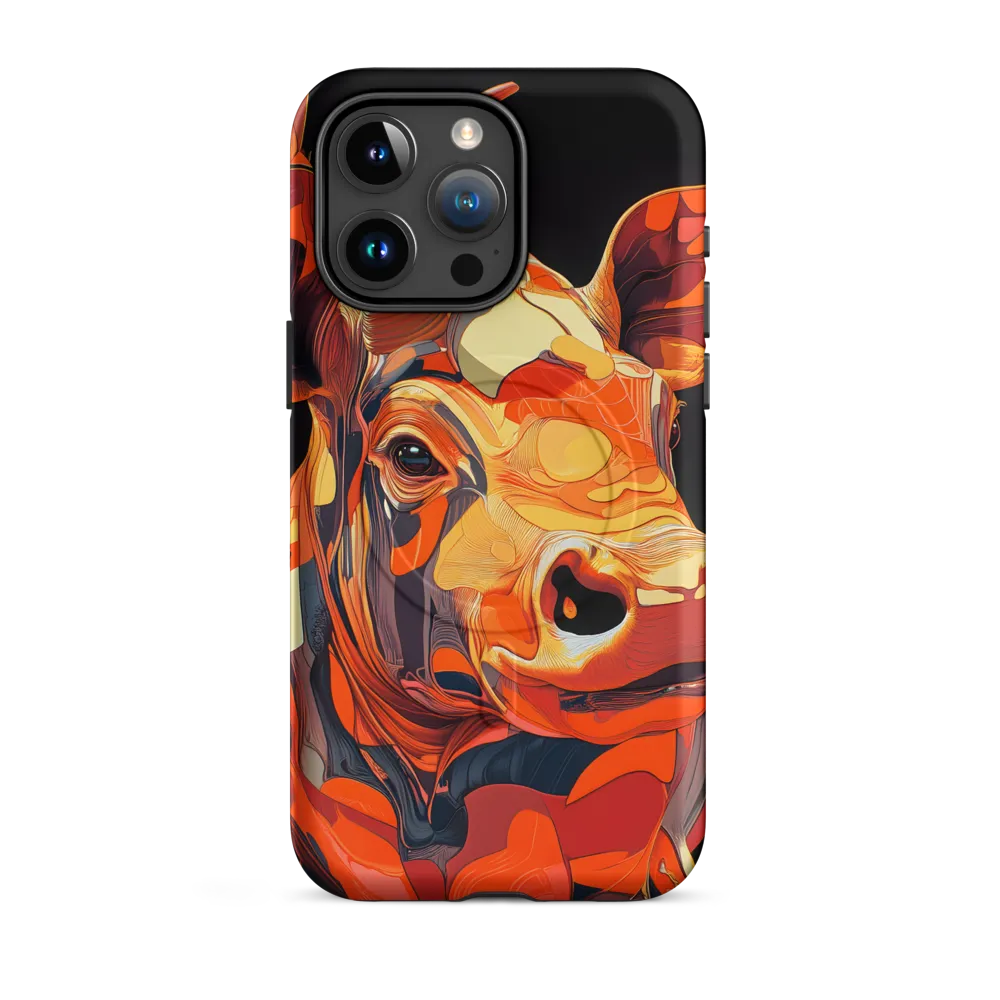 Modern Serenade: The Vibrant Cow