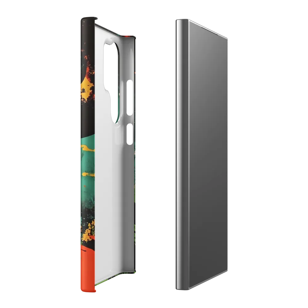 Journey Through the Cosmic Canvas | Phone Case |  S24 Ultra | Snap Case | Matte