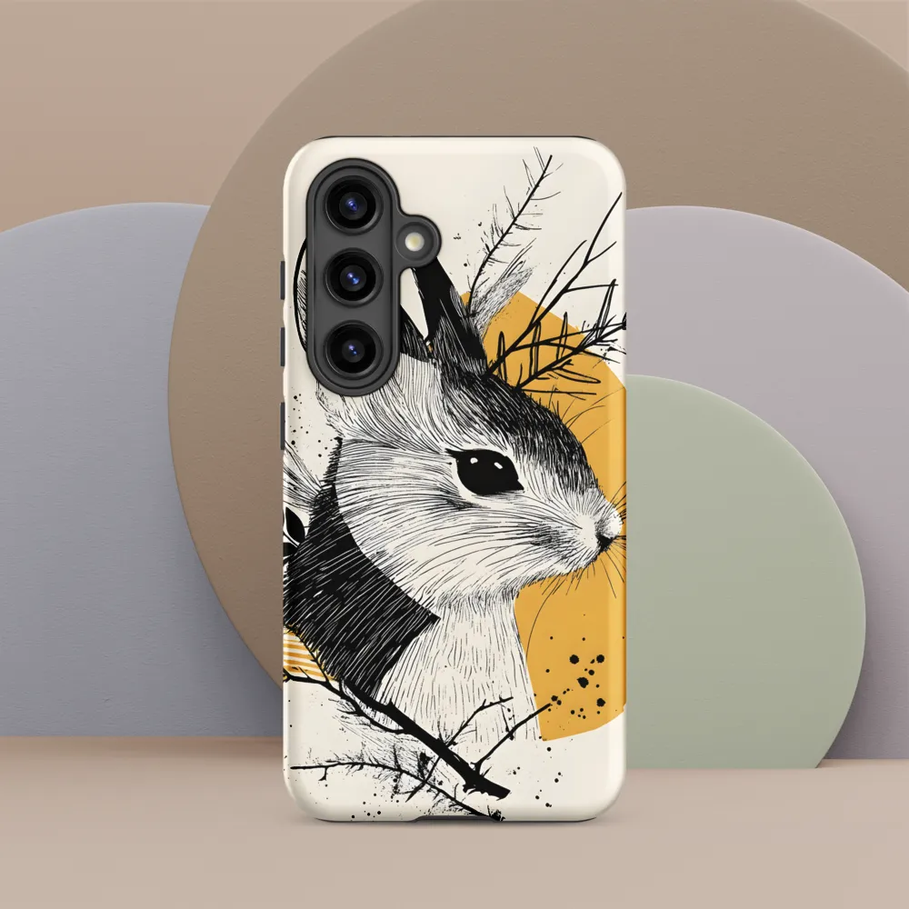 Ethereal Rabbit: A Study in Line Art