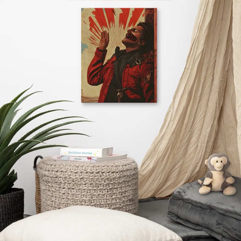 Defiant Echoes of Ruin | Canvas | 16″×20″