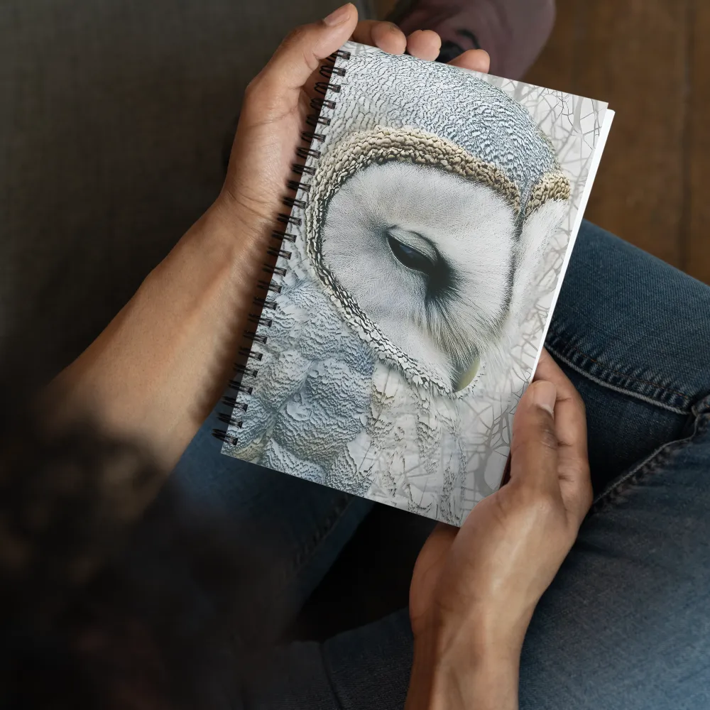 Whispers of the Night: A Portrait of Serenity | Spiral Notebook