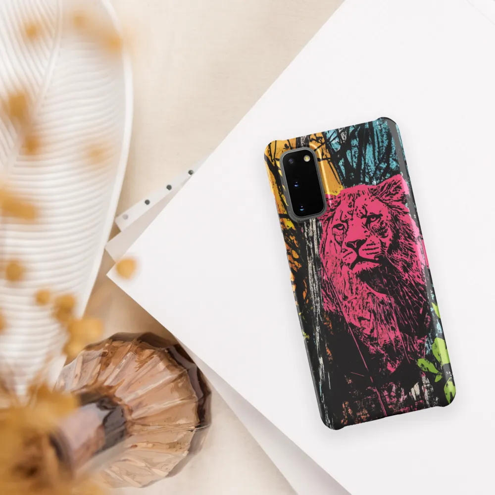 Fierce Vibrance: The Pink Lion