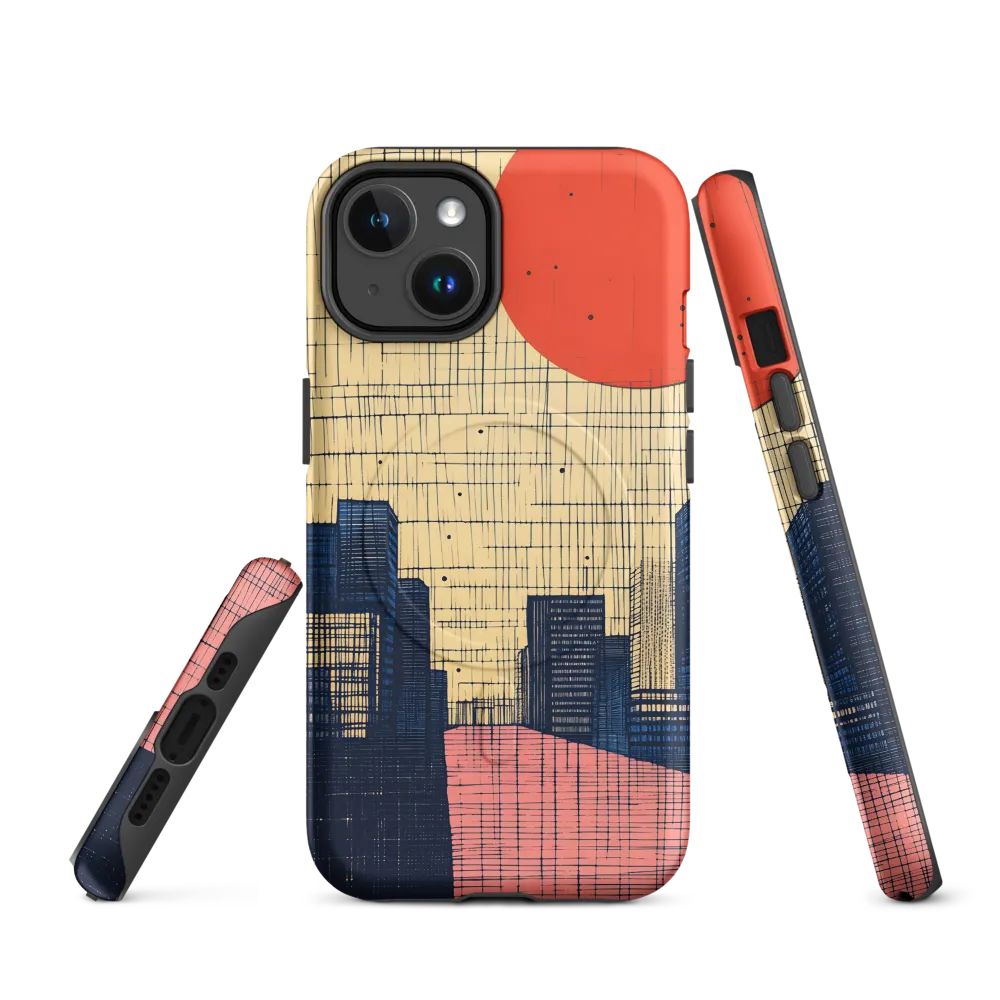 Urban Echoes: A Minimalist Cityscape