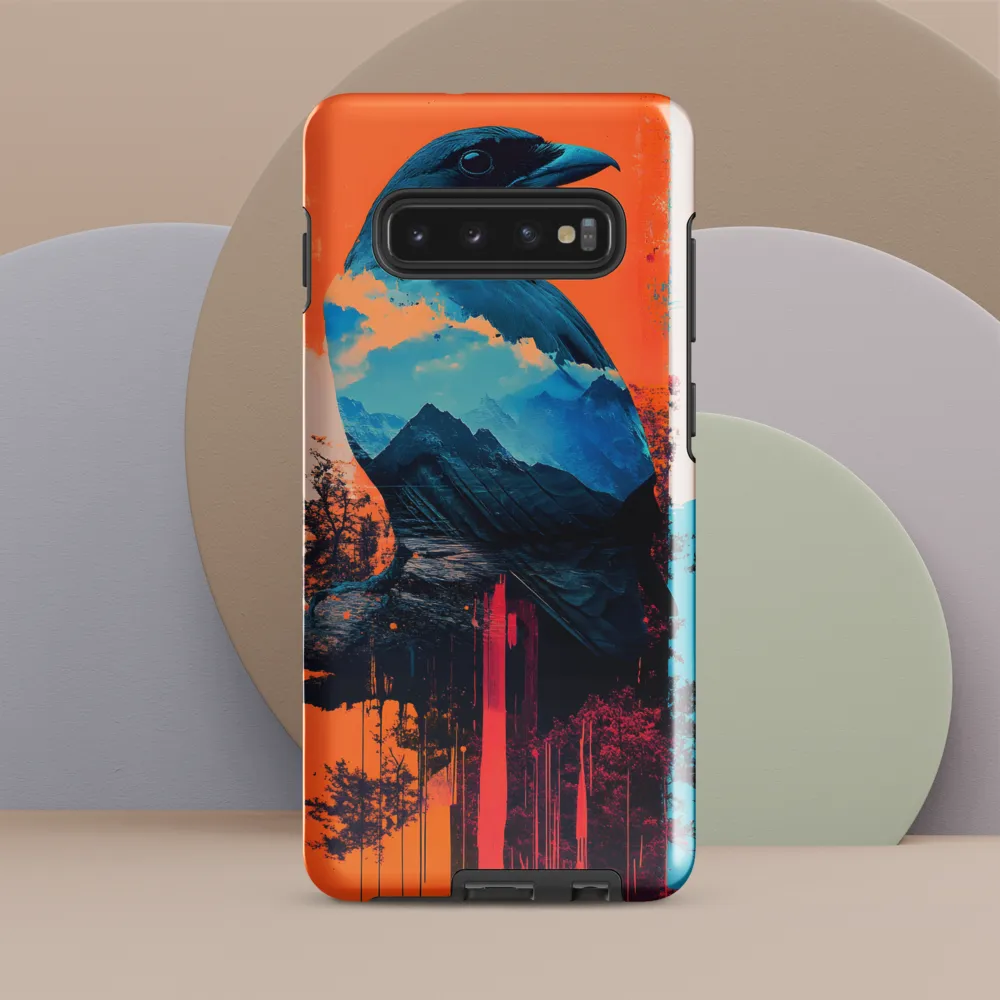 Harmony of Flight and Nature | Phone Case |  S10 Plus | Tough Case | Glossy