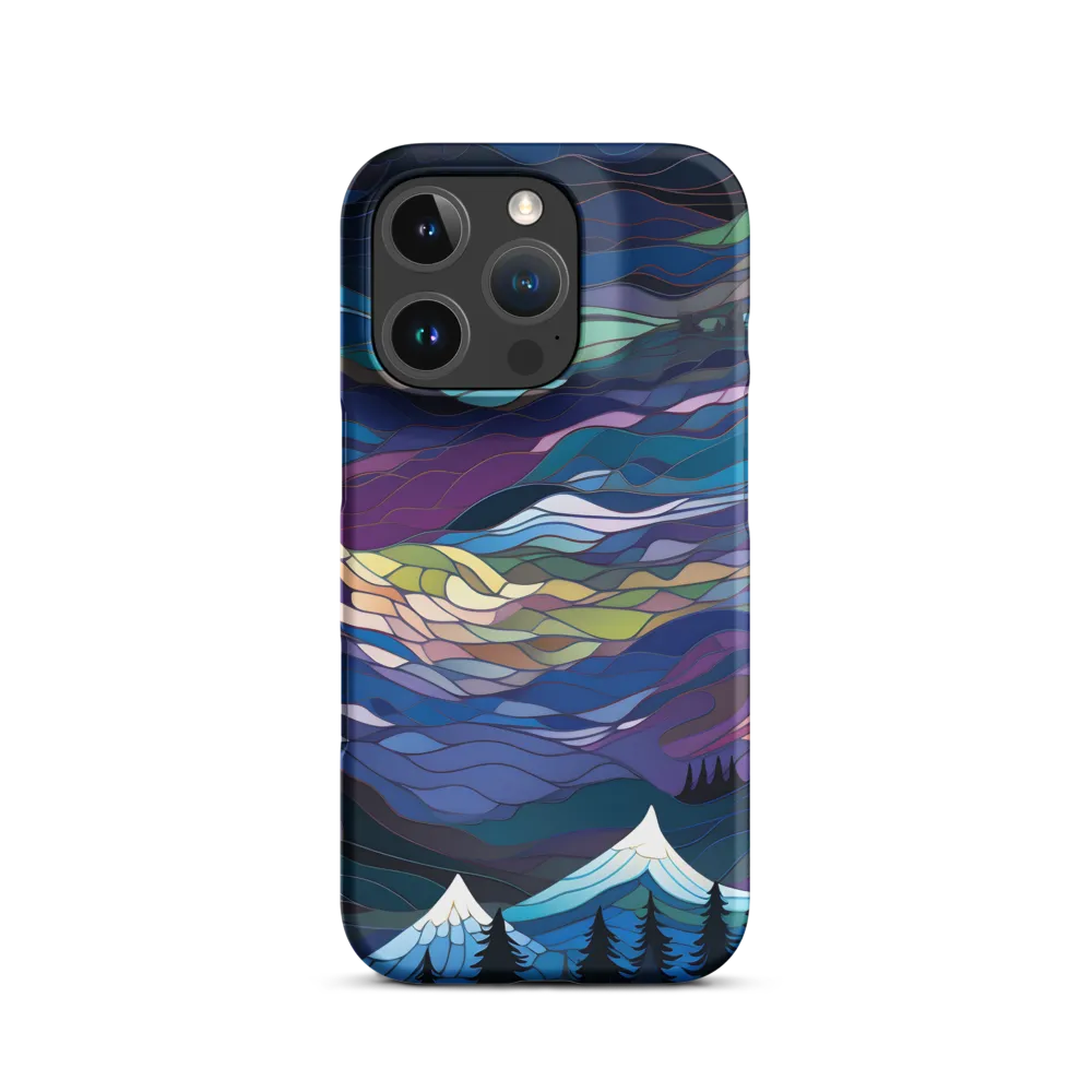 Twilight Peaks: An Abstract Mountain Landscape