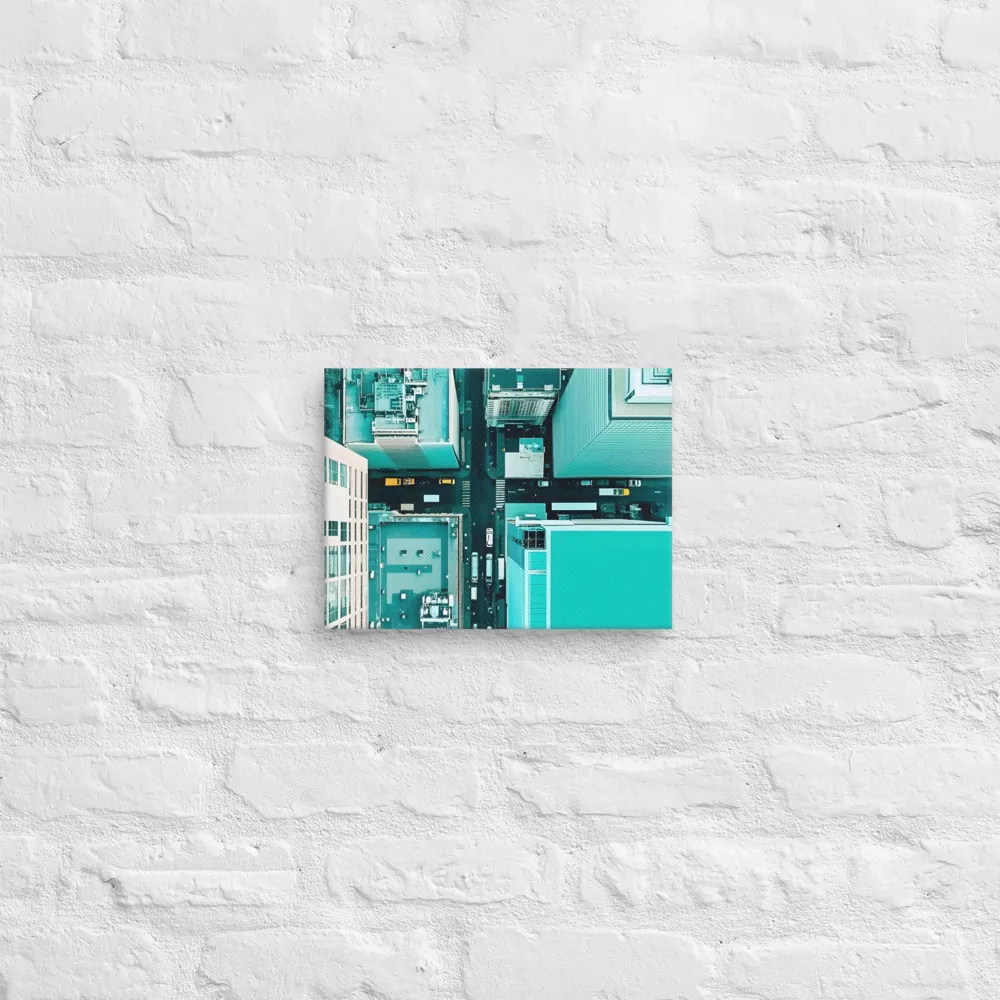 Urban Geometry: Aerial Perspective | Canvas | 9″×12″