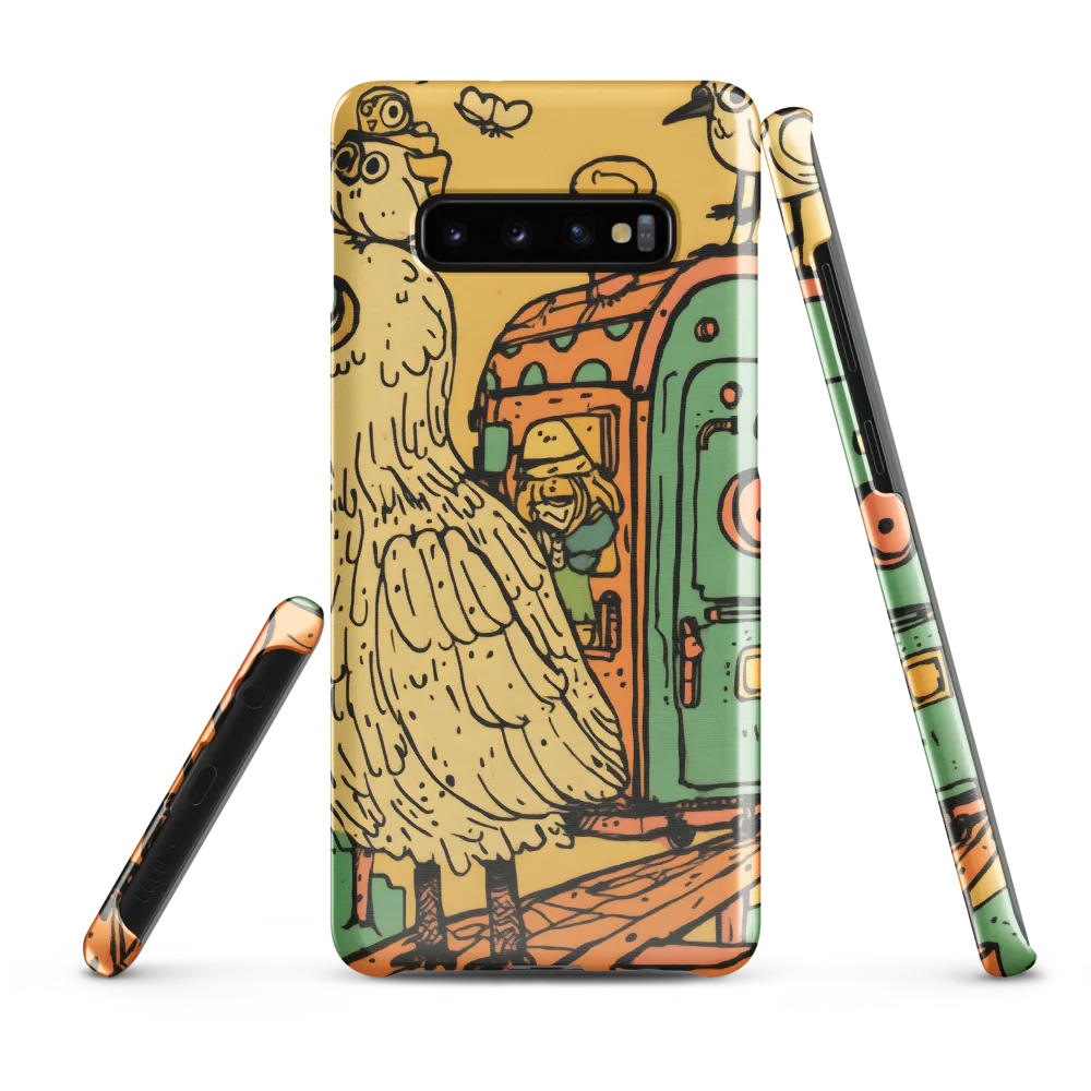 Whimsical Avian Adventure | Phone Case |  S10 Plus | Snap Case | Glossy