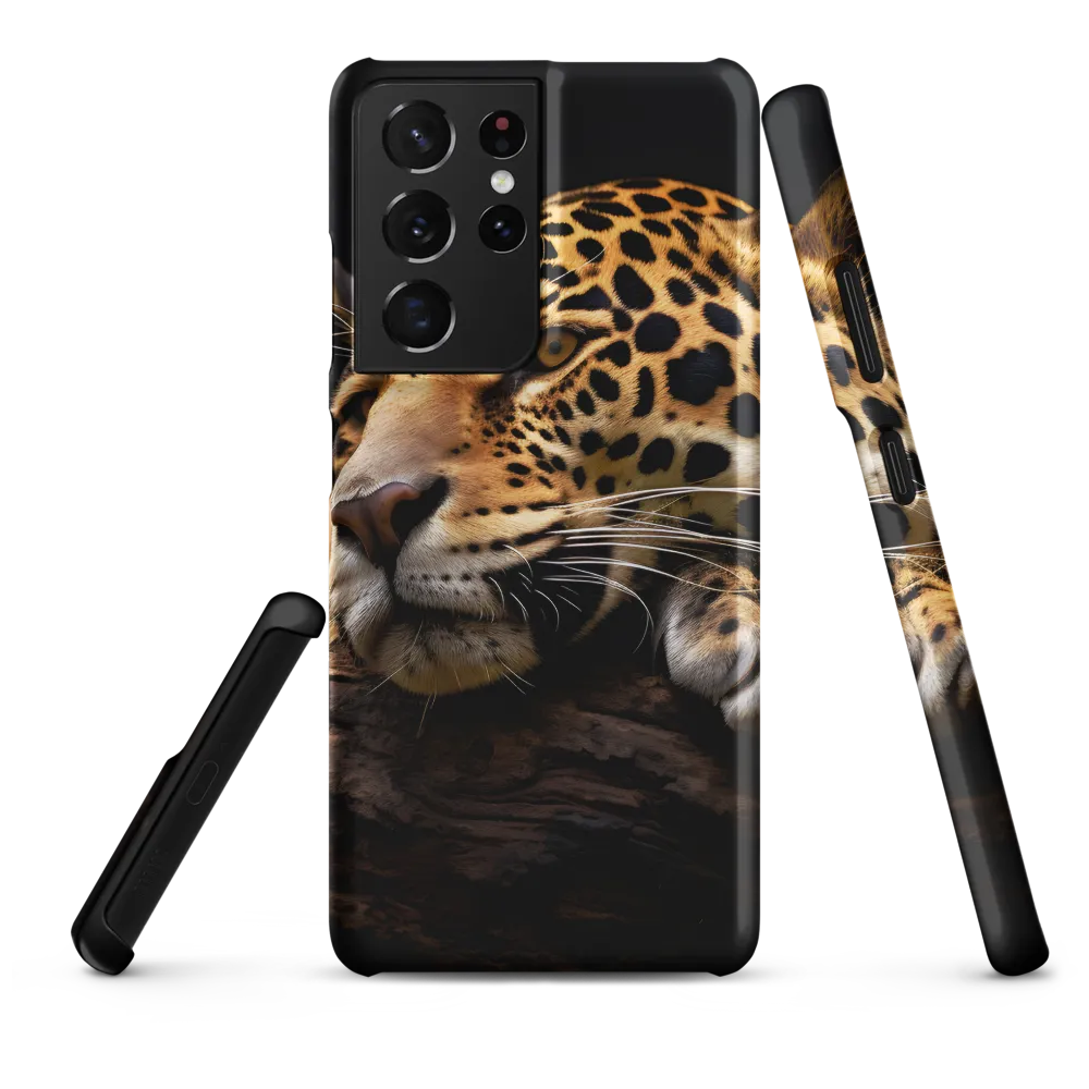 Tranquil Majesty: The Resting Leopard