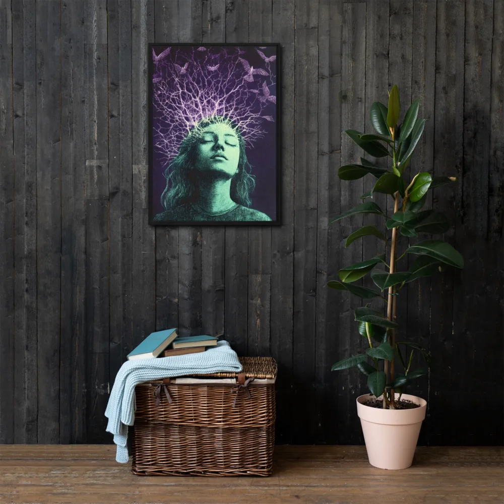 Whispers of Freedom | Canvas with Black Frame | 20″×28″